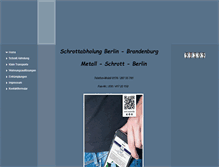 Tablet Screenshot of metall-schrott-berlin.de